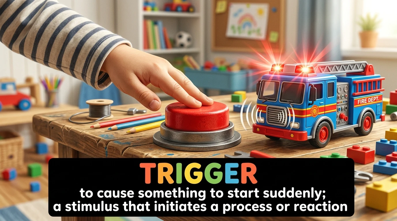 English Illustration for trigger